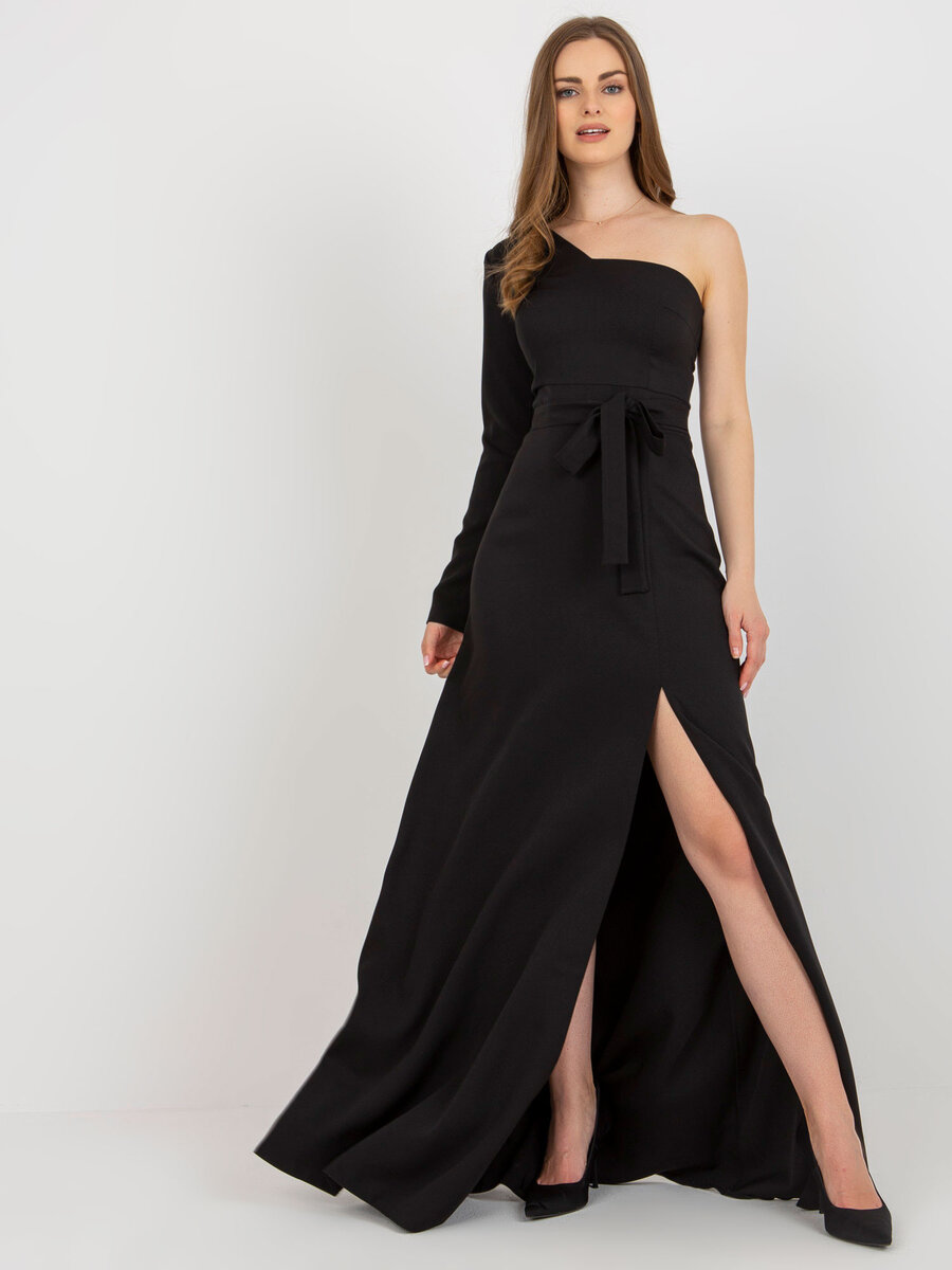 Černé elegantní večerní šaty FPrice, 38 i523_2016103400935