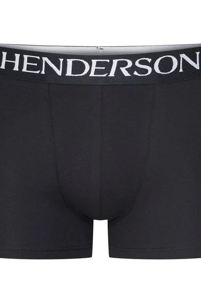 Černé pohodlné boxerky Henderson pro muže