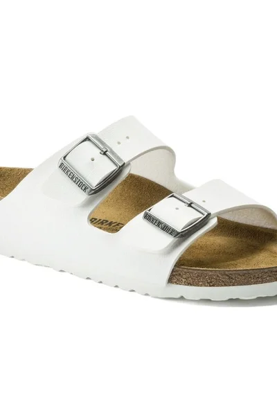 Žabky Birkenstock Arizona BS W bílé sandály