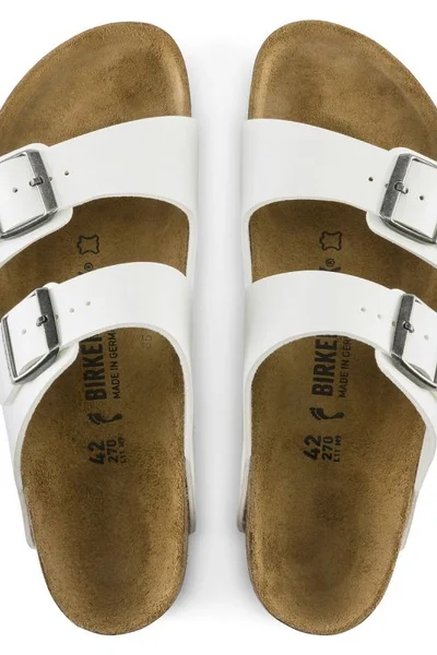 Žabky Birkenstock Arizona BS W bílé sandály