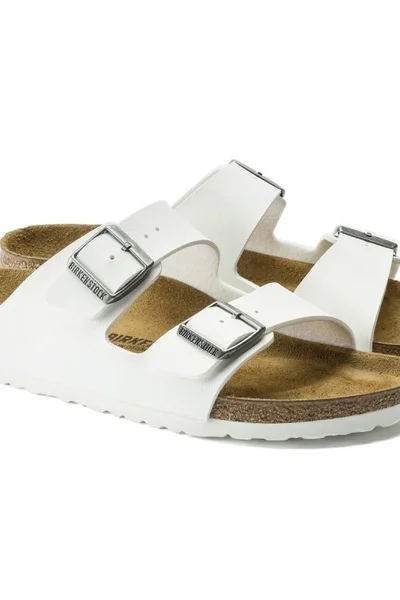 Žabky Birkenstock Arizona BS W bílé sandály