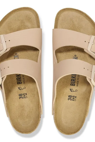 Žabky BIRKENSTOCK Arizona z Birko-Flor® v béžové barvě