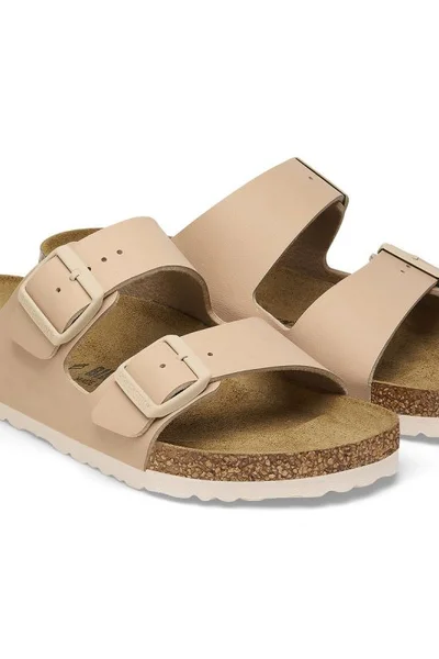 Žabky BIRKENSTOCK Arizona z Birko-Flor® v béžové barvě