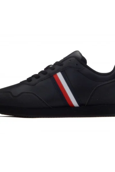 Černé pánské tenisky Tommy Hilfiger Core Lo Runner PU M