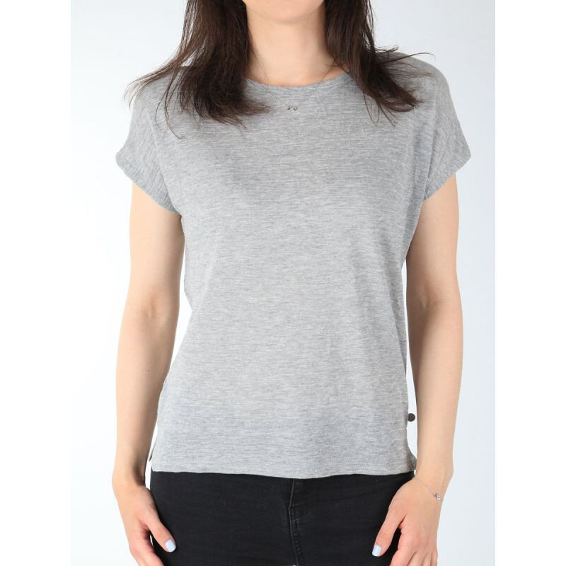 Šedé dámské tričko Wrangler s volným střihem, XS i476_31168274
