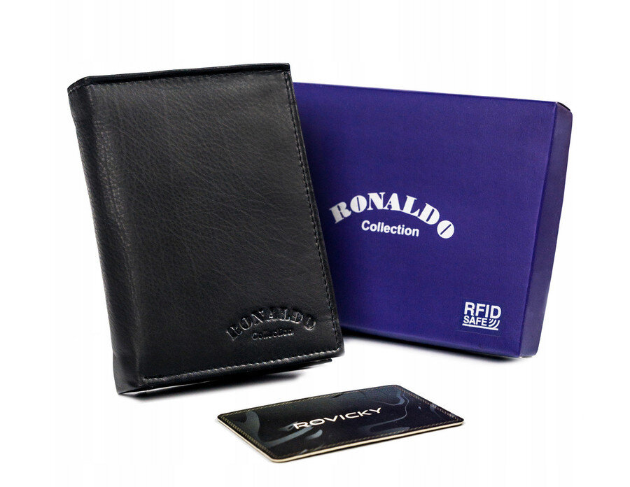 Ronaldo® Elegantní Pánská Peněženka s RFID ochranou, jedna velikost i523_5903051015267
