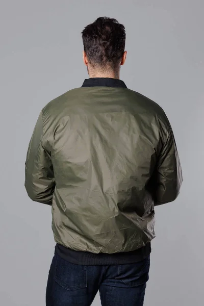 Bunda J.STYLE Bomber pro muže - khaki