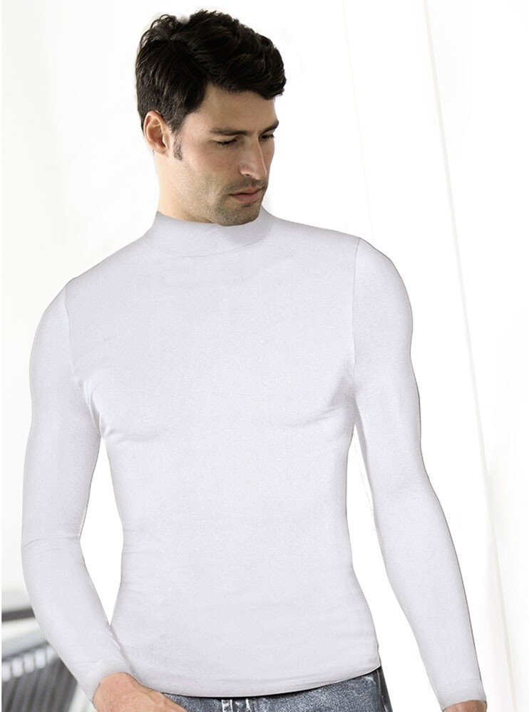Pánské triko bezešvé T-shirt lupetto manica lunga Intimidea Barva: černá, S/M i501_200060_NERO_S_M