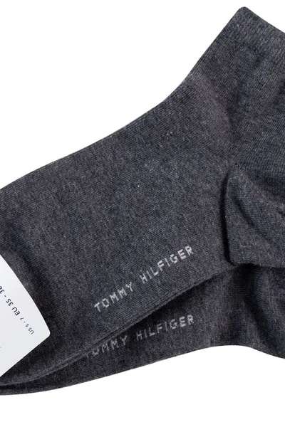 Tommy Hilfiger Dámské Graphite Ponožky 2Pack