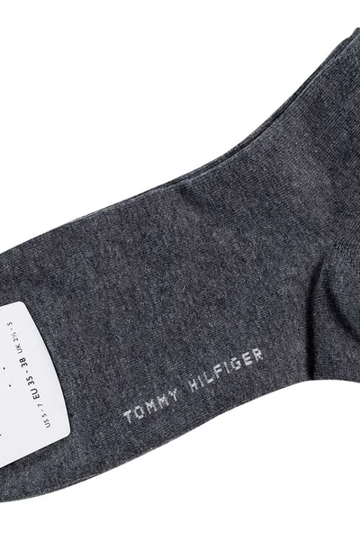 Tommy Hilfiger Dámské Graphite Ponožky 2Pack