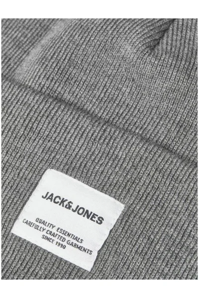 Teplá pánská čepice Jack & Jones s třásněmi