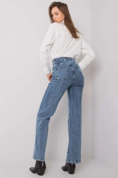 Dámské modré džíny pro maminky FPrice