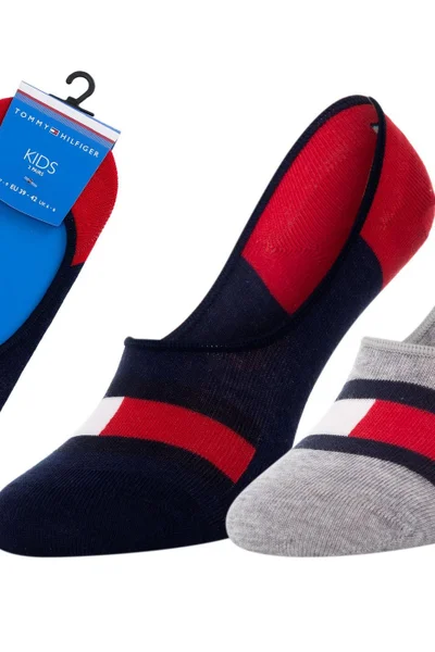 Tommy Hilfiger Pánské Ponožky 2Pack Barevná Kolekce