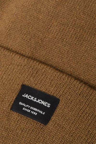 Stříbrná pánská čepice s třásněmi od Jack & Jones