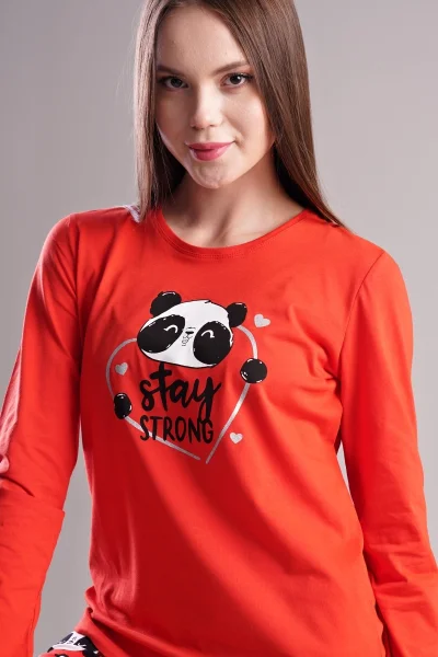 Pyžamo Stay Strong s pandami - Vienetta