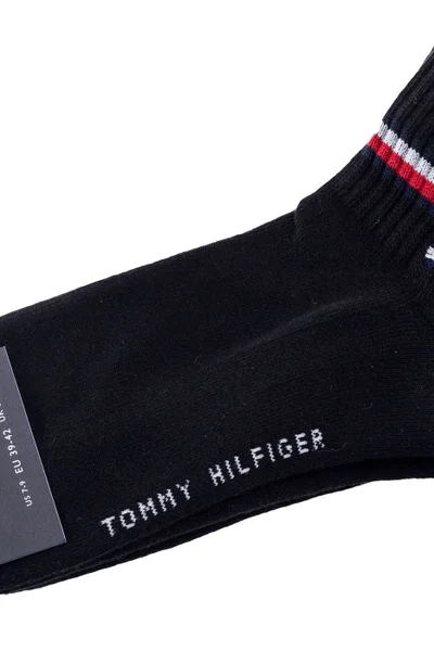 Pánské černé ponožky Tommy Hilfiger 2 páry