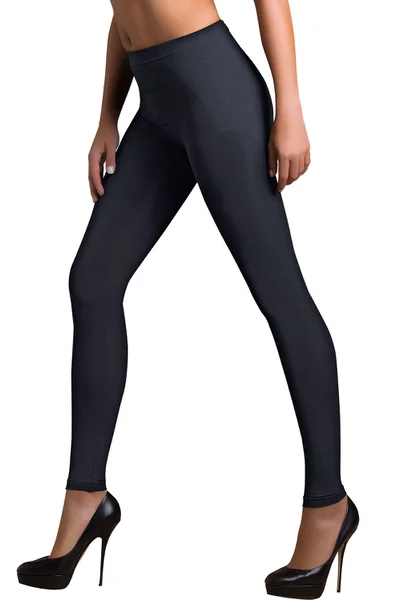Legíny stahovací bezešvé dámské Legging Bodyeffect Oro Barva: Černá, Velikost: