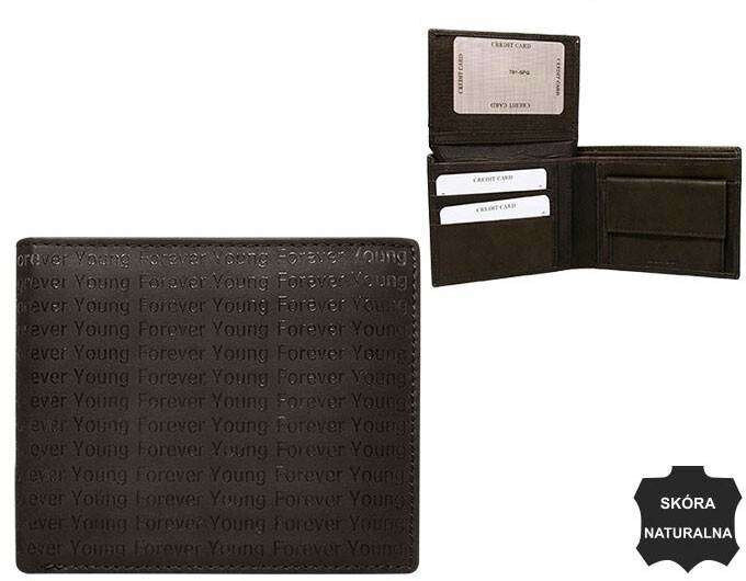 Klasická pánská kožená peněženka s monogramem FPrice, jedna velikost i523_5903051129506