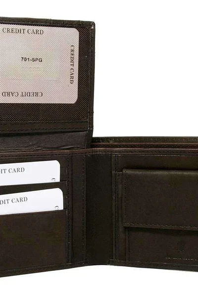 Klasická pánská kožená peněženka s monogramem FPrice