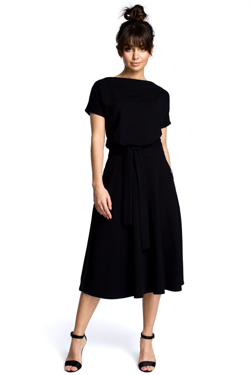 Černé letní dámské šaty - Časový kousek, XL i10_P65848_2:93_