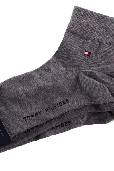 Pánské šedé ponožky Tommy Hilfiger 2 páry