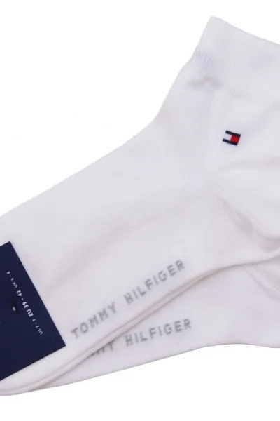 Tommy Hilfiger Pánské Bílé Ponožky 2 Pary