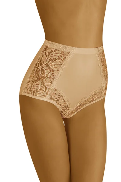 Dámské kalhotky Eleganta Beige - Wol-Bar