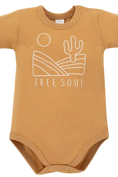 Pinokio Free Soul body Žluté s krátkým rukávem