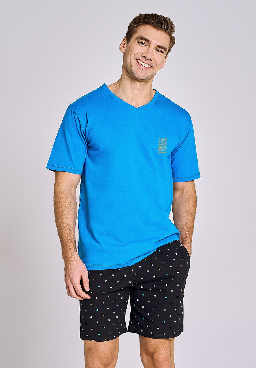 Pánské pyžamo Taro Ryan 3190 M-XL L24, modrá L i384_64261395