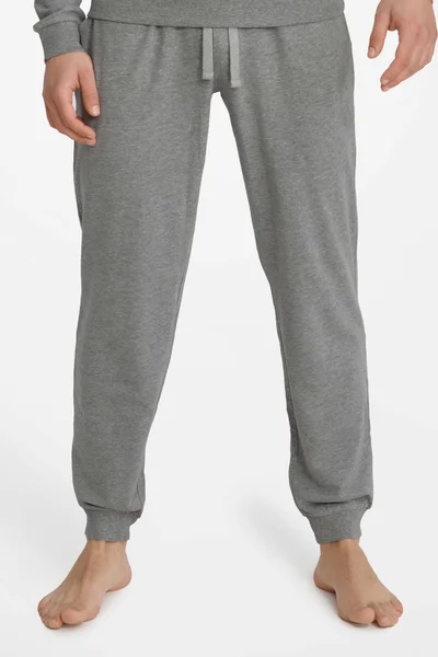 Komfortní šedé pyžamo pro ženy s dlouhými rukávy - Henderson