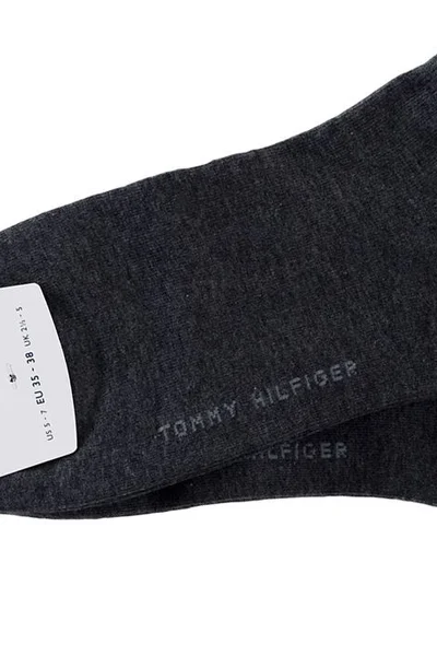 Tommy Hilfiger Dámské Ponožky 2 Páry - Grafitové