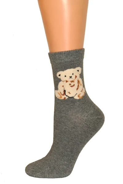 Dámské ponožky Ulpio AuraVia 77361 Plyšový medvídek