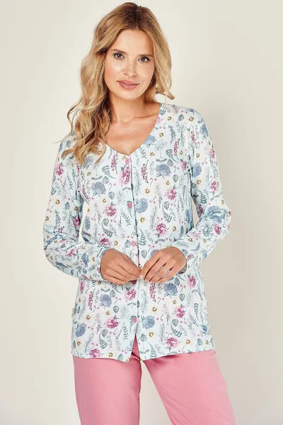 Květinové pohodlné pyžamo pro ženy od značky Taro
