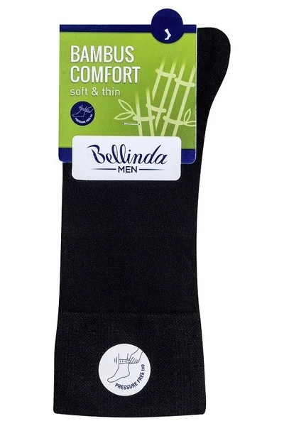 Bambusové klasické pánské ponožky BAMBUS COMFORT SOCKS - Bellinda - hnědá