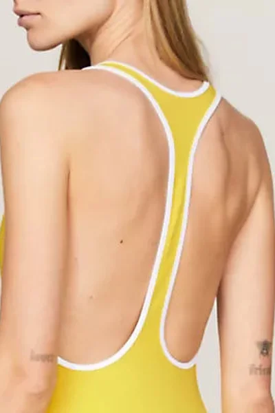 Jednodílný plavkový model RACERBACK - Tommy Hilfiger