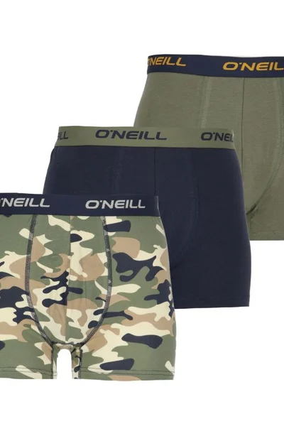 Boxerky O'Neill Camo & Plain pro Muže - 3 Páry