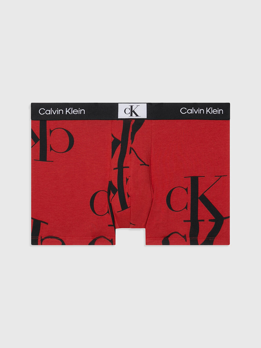 Klasické Calvin Klein boxerky GNP červené s potiskem pro muže, L i10_P66324_2:90_