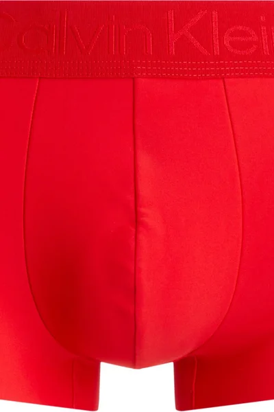Červené hedvábné boxerky pro muže - Calvin Klein