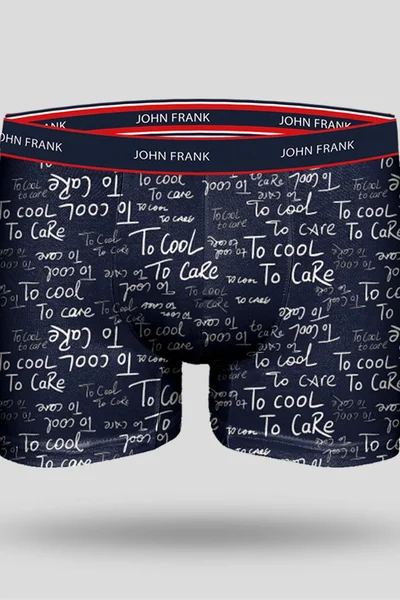 Pánské bavlněné boxerky John Frank 3Pack