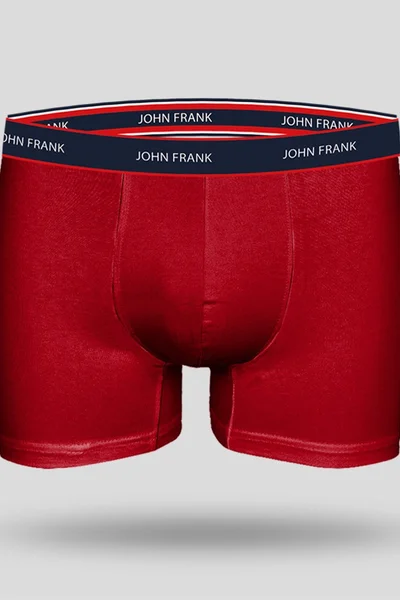 Pánské bavlněné boxerky John Frank 3Pack