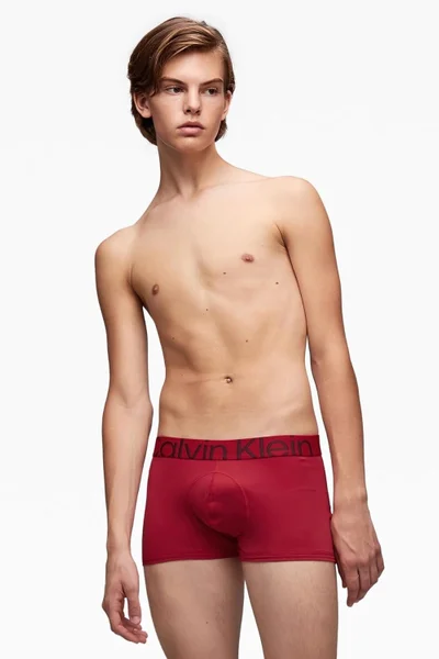 Červené boxerky pro muže Calvin Klein XAT