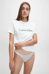 Dámská tanga 9DIV modrá - Calvin Klein