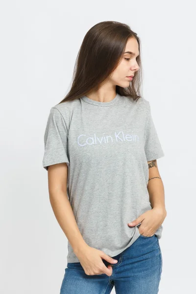 Dámské tričko 47O78 XS9 - Šedá - Calvin Klein