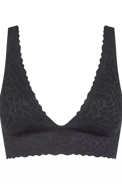 Černý Top Podprsenka Zero Feel LACE - Sloggi