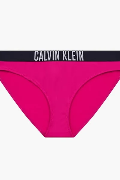 Dámské spodní dil plavek 89G1 0NQU růžová - Calvin Klein
