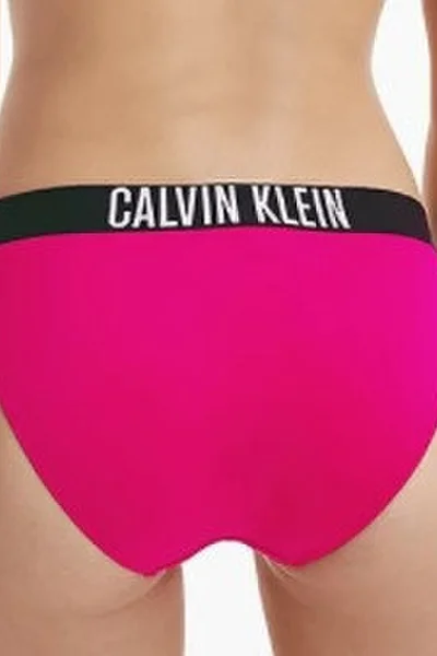 Dámské spodní dil plavek 89G1 0NQU růžová - Calvin Klein