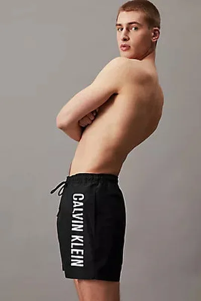 Plavky Calvin Klein MEDIUM DRAWSTRING pro muže
