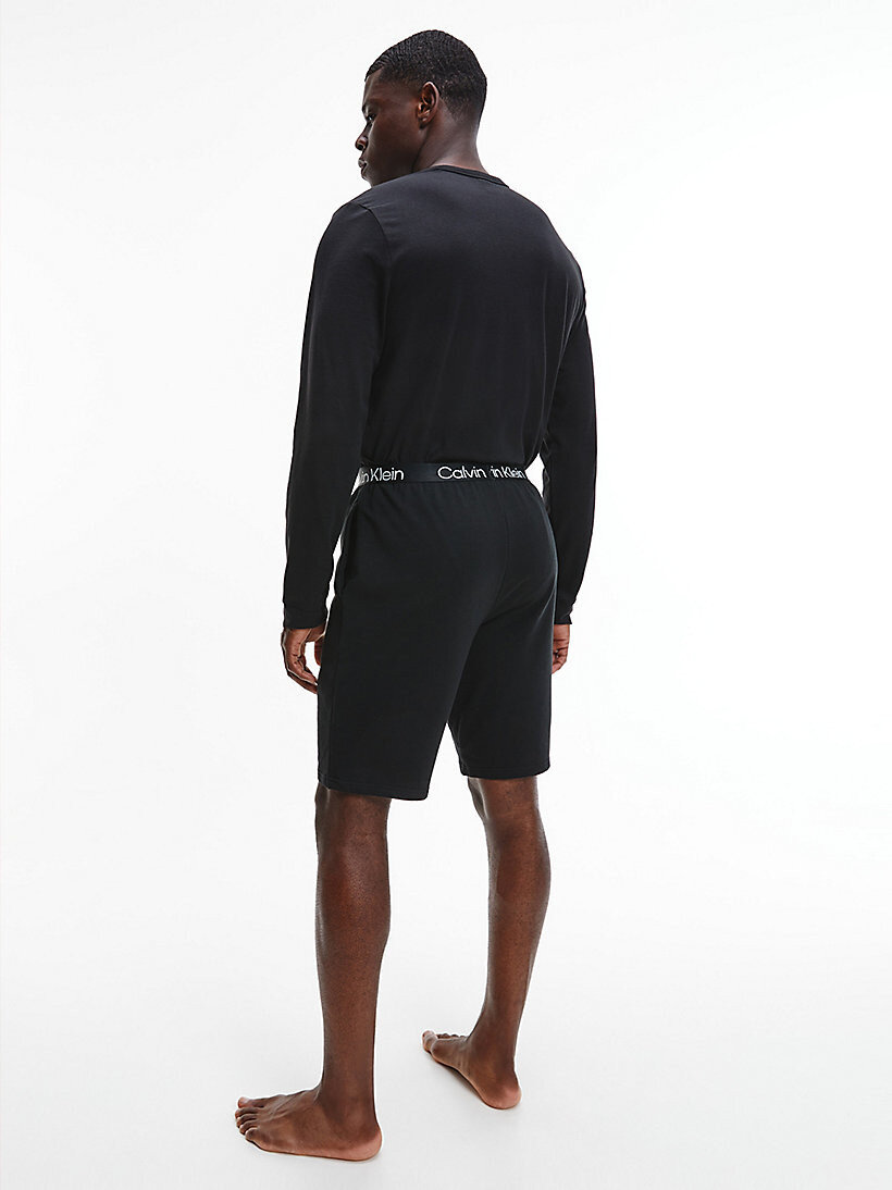 Pánské tričko s dlouhým rukávem YN67M - UB1 - Černá - Calvin Klein, černá M i10_P51263_1:2013_2:91_