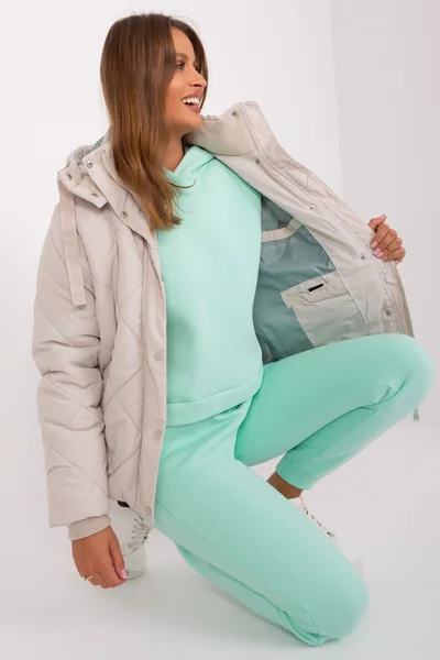 Zimní bunda pro ženy - Beige Elegance od FPrice