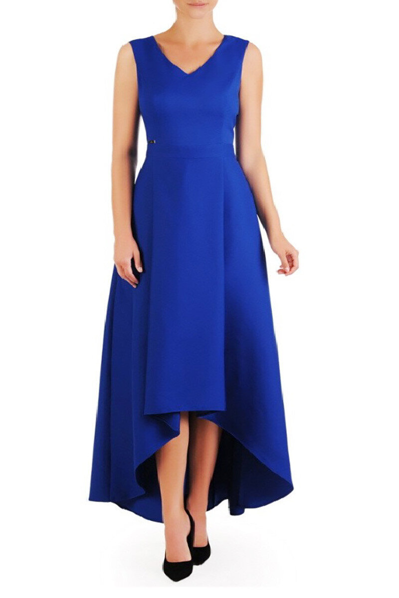 Elegantní modré šaty pro společenské události od Jersa, 38 i10_P61603_2:34_